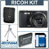 Ricoh CX2 Digital Point & Shoot Camera Kit, - Black Finish - U.S.A. Warranty with 4 GB SD Memory Card, Spare DB-70 Type Lithium-ion Battery, Camera Case, Table Top Tripod,