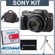 Sony Cybershot DSC-H10B - Black - Digital Still Camera Kit, with 2 GB Memory Stick, Spare NP-BG1 Type Lithium-ion Battery, Camera Case, Table Top Tripod