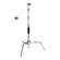 JTL 6'-4" Cinema C-Stand with 20" Arm, 4 Section, Supports 11 lbs., Chrome.