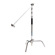 JTL 10'-5" Cinema C-Stand with 40" Arm, 4 Section, Supports 14 lbs., Chrome.