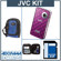 JVC Picsio SD/SDHC Digital Camcorder/Still Camera Kit, - Purple - with 4GB SD Memory Card, Camera Case, Professional Lens Cleaning Kit