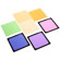 Lee 4 x 4" Daylight - Fluorescent Polyester Filter Set (FL 3600-D, FL 4300-B, FL 5700-B)