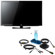 LG 37LD450 37 inch Class 1080p Full HD LCD TV, with Basic Accessory Kit (2 HDMI Cables, 1 RGB Cable, 1 Audio Cable, Plasma / LCD Clean Kit)