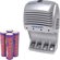 Lenmar Mach 1 Universal 1 Hour Speed Charger for AA and AAA Batteries with 4 AA, 2000 mAh Rechargeable NiMH Batteries.