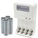 Lenmar AA/AAA Charger, 6-8 Hour, with 4-2000mAh NI-MH Rechargeable Batteries