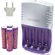 Lenmar 90 Minute Rapid Speed AA/AAA Charger with 4 AA 2500mAh Nickel-Metal Hydride Rechargeable Batteries.