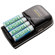 Lenmar R2G808U AA/AAA Eight Hour Charger, with Four R2G 2150mAh Rechargeable AA Batteries