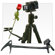 Adorama Rose Holder Clip & Clamp with 13" Aluminum Flexible Rod.