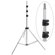 Adorama 13' High, Chrome, Air-Cushion Lightstand, 4 Section.