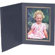 Collector's Gallery Classic Black Portrait Folder, 4" x 6" with Gold Foil Border Around Window.