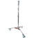 Matthews Low Boy Senior Double Riser Stand with Wheels, Supports 90 lbs, Maximum Height 97", (8.0'), Chrome.