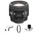 Nikon 85mm f/1.8D AF Nikkor Lens Kit with 5 Year U.S.A. Warranty, Tiffen 62mm UV Filter, Lens Cap Leash, Professional Lens Cleaning Kit
