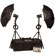 Norman D12-2 Kit 1200ws Umbrella Kit with D12 Power Supply, IL2500 Lamp Heads, Reflectors, Light Stands, Umbrellas & Wheeled Case