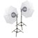 Interfit Photographic EZ-Lite Tungsten Light Kit, with Two 500 Watt Heads, Bulbs, Umbrellas & Stands.