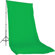 Photoflex Solid Color Series, 10' x 12' Dyed Muslin Background, Solid Chroma Green Color.