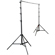 Photoflex Pro Duty BackDrop Support Kit, with One BackDrop Pole, Two 12.5' Black Lightstands & Carry Bag.