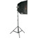 Photoflex Heavy Weight 10'-8" Lightstand with 5/8" Mounting Stud, 4 Sections with 3 Risers, Black Anodized.