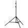 Photoflex Medium Weight 8'-2" Lightstand with 5/8" Mounting Stud, 3 Sections with 2 Risers, Black Anodized.