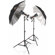 Photoflex StarFlash 150 Gemini Umbrella Kit with Two StarFlash 150 Monolights, Two 45" Silver Umbrellas, Two 6" Reflectors, Two 8' LiteStands