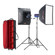 Photoflex StarFlash 650 Gemini LiteDome Kit with Two StarFlash 650ws Monolights, Two Medium LiteDomes, Connectors, 8'2" LiteStands & Large Case