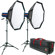 Photoflex StarFlash 650 Gemini OctoDome Kit with Two StarFlash 65Ows Monolights, Two 3' OctoDome3's, Connectors, 8'2" LiteStands, & Large Case with Wheels.