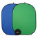 Photogenic Chameleon Chroma Key, Reversable 57" x 77" Green / Blue Collapsible Disc Background, with Bag. (CH57)