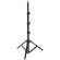 Photogenic 3' Air Cushioned, Heavy Duty Backlight Stand with 5/8" Mounting Stud, 3 Section with 2 Risers, Chrome. (TALS3)
