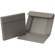 Resource International 1" Basic Letter Portfolio, Gray, 9.5" x 12" x 1"