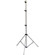 Savage 8' Aluminum Lightstand with 1/4" or 3/8" Reversible Top Stud, 4 Sections with 3 Risers.