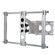 Sanus Systems VisionMount Articulating Flat Panel Television Wall Mount, Supports 30" to 50" TVs up to 130 lbs., Silver