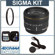 Sigma 30mm f/1.4 EX DC HSM AF Standard Lens Kit, for Maxxum & Sony alpha Mount Digital SLR's with Tiffen 62mm UV Filter, Lens Cap Leash, Professional Lens Cleaning Kit