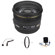 Sigma 50mm f/1.4 EX DG HSM Auto Focus Lens Kit, for Maxxum & Sony Alpha Mount. (*Auto Focus only if body supports HSM) with Tiffen 77mm UV Filter, Lens Cap Leash, Professional Lens Cleaning