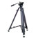 Slik / Daiwa DST-33 Lightweight Aluminum 3 Stage Video Tripod System with Fluid Head, Maximum Height 61.6", Supports 5.0 to 8.0 lbs.