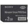 Sony 2 GB Memory Stick Pro Duo Mark 2 Memory Card with Adapter.