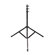 SP Studio Systems 6' Lightstand, 3/8" Top with 1/4 x 20 Mounting Thread, 4 Sections with 3 Risers, Chrome.