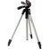 Sunpak 3300 PRO Tripod with 3-Way Pant Tilt Head & Quick Release, Extends to 64.4", Supports 11 lbs, Tritanium Alloy - Silver Finish
