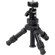 Sunpak Mini-PRO Plus/B Table Tripod with Compact Ball Head - Black Anodized Finish - Supports 2 lbs. 3 oz.
