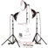 Smith Victor KT1500 3-Light 1500-Watt Thrifty Photoflood Kit with Corrugated Carrying Case.