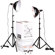 Smith Victor KT508 2-Light 500-Watt Thrifty Photoflood Kit with Corrugated Carrying Case.