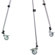 Smith Victor TA 3000 Tripod Wheel Set (3), for Titan & Pro 3000 Tripods