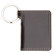 Swing Key Chain Plastic 2" x 3" Photo Holder, Black
