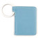 Swing Key Chain Plastic 2" x 3" Photo Holder, Teal