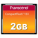 Transcend 2 GB, 133x High Speed, Compact Flash Memory Card.