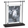 Umbra Trapeze Hanging Desktop Frame, Floats Two 5" x 7" Photos between 2 Glass Panes, Espresso / Nickel