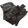 Uncle Mike's Black Leather Open Finger Shooting Gloves, One Pair Large.