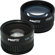 Adorama Tele / Wide Lens Set for Compact Camcorders with a 37mm Mounting Thread.