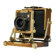 Wista 45-SW, 4 x 5 Cherry Wood Field Camera with Interchangeable Bellows, Rear Shift & Standard Film Back