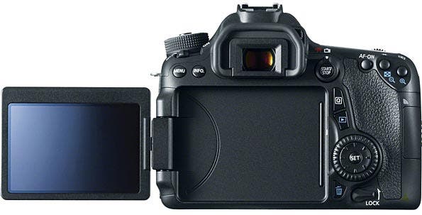 Canon 70D back