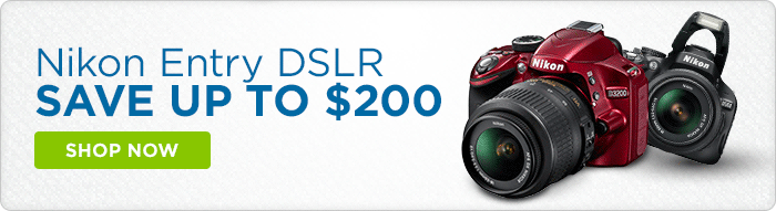 Nikon Entry DSLR - Save up to $200