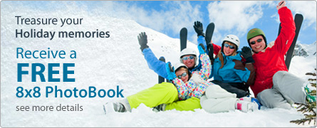Receive a FREE 8x8 Photo Book